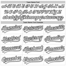 Laden Sie das Bild in den Galerie-Viewer, Custom White Thunder Blue-Black 3D Pattern Design Father's Day Family Love Authentic Baseball Jersey