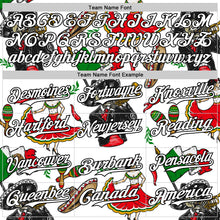 Laden Sie das Bild in den Galerie-Viewer, Custom White Black 3D Mexican Festival Skull Cinco de Mayo Authentic Baseball Jersey