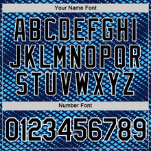 Laden Sie das Bild in den Galerie-Viewer, Custom Navy Black-Sky Blue 3D Esports Performance T-Shirt