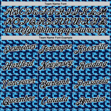 Laden Sie das Bild in den Galerie-Viewer, Custom Navy Black-Sky Blue 3D Esports Performance T-Shirt