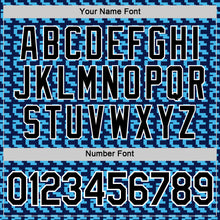 Laden Sie das Bild in den Galerie-Viewer, Custom Navy Black-Sky Blue 3D Esports Performance T-Shirt