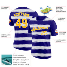 Загрузить изображение в средство просмотра галереи, Custom Dark Purple Gold-White 3D Esports Performance T-Shirt