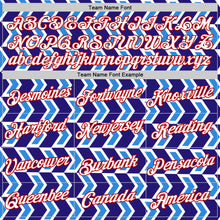 Load image into Gallery viewer, Custom White Dark Purple Powder Blue-Red 3D Esports Performance T-Shirt