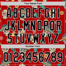 Laden Sie das Bild in den Galerie-Viewer, Custom Red Black-White 3D Mexican Festival Cactus Skull With Sombrero Cinco de Mayo Authentic Baseball Jersey