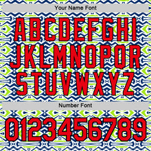 Load image into Gallery viewer, Custom White Fire Red US Navy Blue Aurora Green-Black 3D Esports Performance T-Shirt