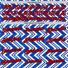 Laden Sie das Bild in den Galerie-Viewer, Custom White Fire Red Thunder Blue-Black 3D Esports Performance T-Shirt