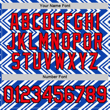 Laden Sie das Bild in den Galerie-Viewer, Custom White Fire Red Thunder Blue-Black 3D Esports Performance T-Shirt