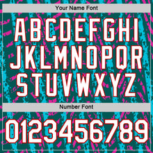 Загрузить изображение в средство просмотра галереи, Custom Midnight Green Lakes Blue Deep Pink-Red 3D Esports Performance T-Shirt