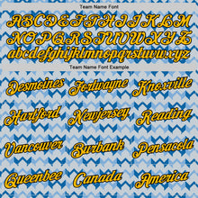 Laden Sie das Bild in den Galerie-Viewer, Custom Silver Gold Blue-Black 3D Esports Performance T-Shirt