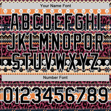 Laden Sie das Bild in den Galerie-Viewer, Custom Black White 3D Skull And Leopard Print Authentic Baseball Jersey