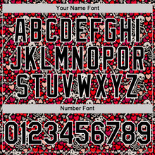 Laden Sie das Bild in den Galerie-Viewer, Custom Black White 3D Skeleton And Heart Authentic Baseball Jersey