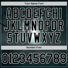 Laden Sie das Bild in den Galerie-Viewer, Custom Black White 3D Spooky Skull Authentic Baseball Jersey