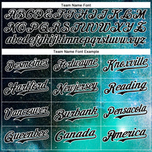 Load image into Gallery viewer, Custom Black White 3D Pattern Design Rave Psychedelic Space Galaxy Star Authentic Baseball Jersey