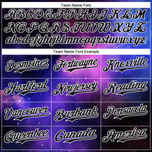 Load image into Gallery viewer, Custom Black White 3D Pattern Design Rave Psychedelic Space Galaxy Star Authentic Baseball Jersey