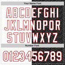 Load image into Gallery viewer, Custom Black White-Red 3D Pattern Design Constellation Space Galaxy Star Authentic Baseball Jersey