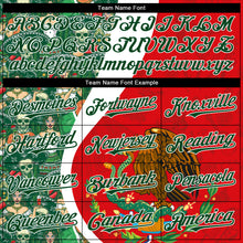 Загрузить изображение в средство просмотра галереи, Custom Red Green-White 3D Mexico Authentic Baseball Jersey