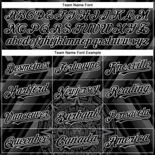 Charger l'image dans la galerie, Custom Black Steel Gray-White 3D Mexico Authentic Baseball Jersey