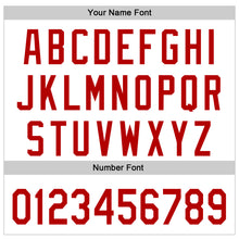 Load image into Gallery viewer, Custom White Red 3D Native American Skull Authentic Baseball Jersey