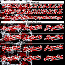 Загрузить изображение в средство просмотра галереи, Custom Black Red-White 3D Pattern Design Patriotic American Spirit Rodeo Cowboy Authentic Baseball Jersey