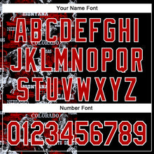 Загрузить изображение в средство просмотра галереи, Custom Black Red-White 3D Pattern Design Patriotic American Spirit Rodeo Cowboy Authentic Baseball Jersey