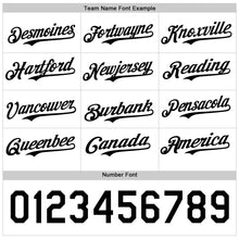 Load image into Gallery viewer, Custom White Black 3D Pattern Design Patriotic American Symbol Statue of Liberty Authentic Baseball Jersey