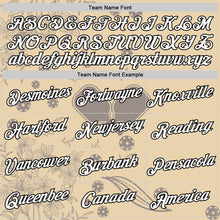 Загрузить изображение в средство просмотра галереи, Custom City Cream White-Black 3D Pickleball Paddles Balls Floral Performance T-Shirt