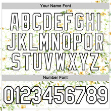 Charger l'image dans la galerie, Custom White Black 3D Pickleball Paddles Balls Floral Performance T-Shirt