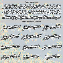 Charger l'image dans la galerie, Custom Silver White-Black 3D Pickleball Paddles Balls Floral Performance T-Shirt