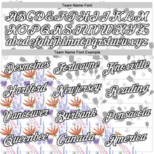 Charger l'image dans la galerie, Custom White Black 3D Pickleball Paddles Balls Floral Performance T-Shirt