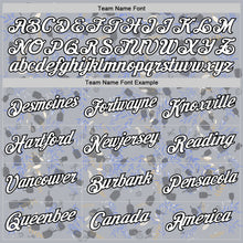 Laden Sie das Bild in den Galerie-Viewer, Custom Gray White-Black 3D Pickleball Paddles Balls Floral Performance T-Shirt