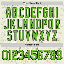 Charger l'image dans la galerie, Custom Cream Aurora Green-Black 3D Pickleball Paddles Balls Floral Performance T-Shirt