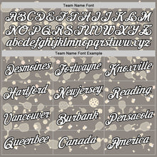 Load image into Gallery viewer, Custom Gray White-Black 3D Pickleball Paddles Balls Floral Performance T-Shirt