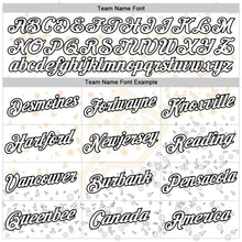 Charger l'image dans la galerie, Custom White Black 3D Pickleball Paddles Balls Floral Performance T-Shirt