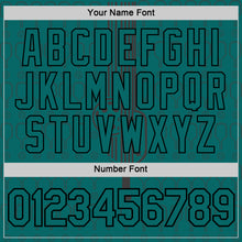 Загрузить изображение в средство просмотра галереи, Custom Teal Black 3D Pickleball Paddles Balls Performance T-Shirt