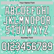 Charger l'image dans la galerie, Custom Green White-Black 3D Pickleball Paddles Balls Floral Performance T-Shirt