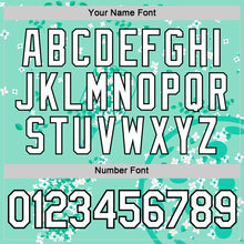 Charger l'image dans la galerie, Custom Green White-Black 3D Pickleball Paddles Balls Floral Performance T-Shirt