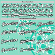 Загрузить изображение в средство просмотра галереи, Custom Green White-Black 3D Pickleball Paddles Balls Floral Performance T-Shirt