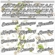 Charger l'image dans la galerie, Custom White Black 3D Pickleball Paddles Balls Floral Performance T-Shirt