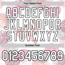 Charger l'image dans la galerie, Custom White Black 3D Pickleball Paddles Balls Floral Performance T-Shirt