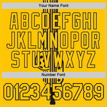 Загрузить изображение в средство просмотра галереи, Custom Yellow Black 3D Pickleball Paddles Balls Performance T-Shirt