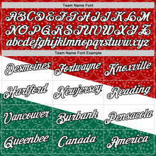 Загрузить изображение в средство просмотра галереи, Custom Red White Green-Black 3D Pickleball Balls Performance T-Shirt