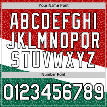 Загрузить изображение в средство просмотра галереи, Custom Red White Green-Black 3D Pickleball Balls Performance T-Shirt