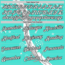 Charger l'image dans la galerie, Custom Green White-Black 3D Pickleball Paddles Balls Floral Performance T-Shirt