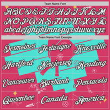 Загрузить изображение в средство просмотра галереи, Custom Green White Red-Black 3D Pickleball Paddles Performance T-Shirt