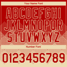 Load image into Gallery viewer, Custom Red Cream 3D Pattern Design Gradient Square Shapes Performance T-Shirt