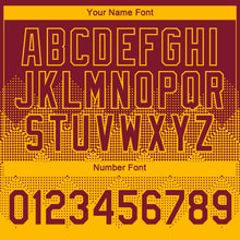 Charger l'image dans la galerie, Custom Crimson Gold 3D Pattern Design Gradient Square Shapes Performance T-Shirt