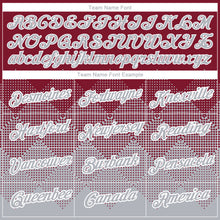 Загрузить изображение в средство просмотра галереи, Custom Crimson Gray-White 3D Pattern Design Gradient Square Shapes Performance T-Shirt