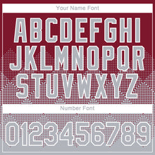 Загрузить изображение в средство просмотра галереи, Custom Crimson Gray-White 3D Pattern Design Gradient Square Shapes Performance T-Shirt
