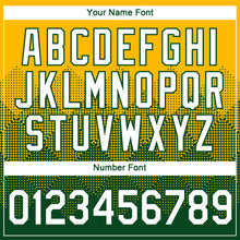 Загрузить изображение в средство просмотра галереи, Custom Gold White-Green 3D Pattern Design Gradient Square Shapes Performance T-Shirt