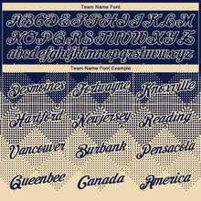 Загрузить изображение в средство просмотра галереи, Custom Navy Cream 3D Pattern Design Gradient Square Shapes Performance T-Shirt